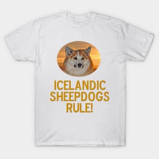 Icelandic Sheepdogs Rule! T-Shirt